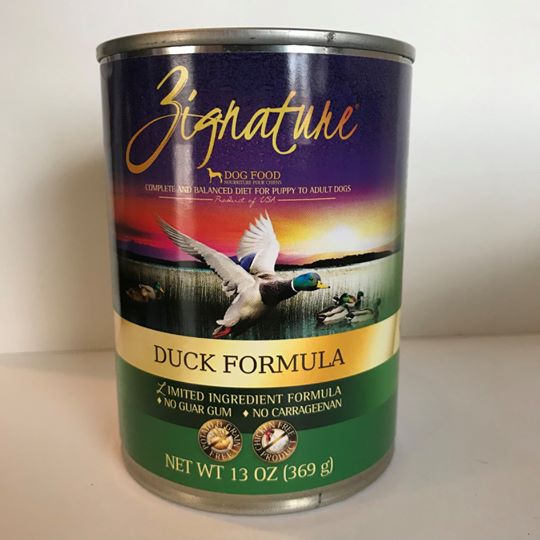 Zignature canned outlet food