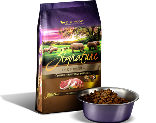 Zignature pork 2024 dog food